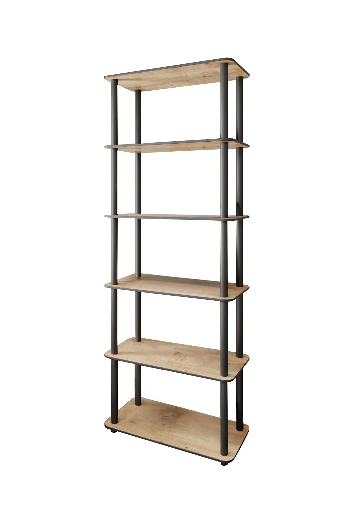 Bookcase 6 Rect - Oak
