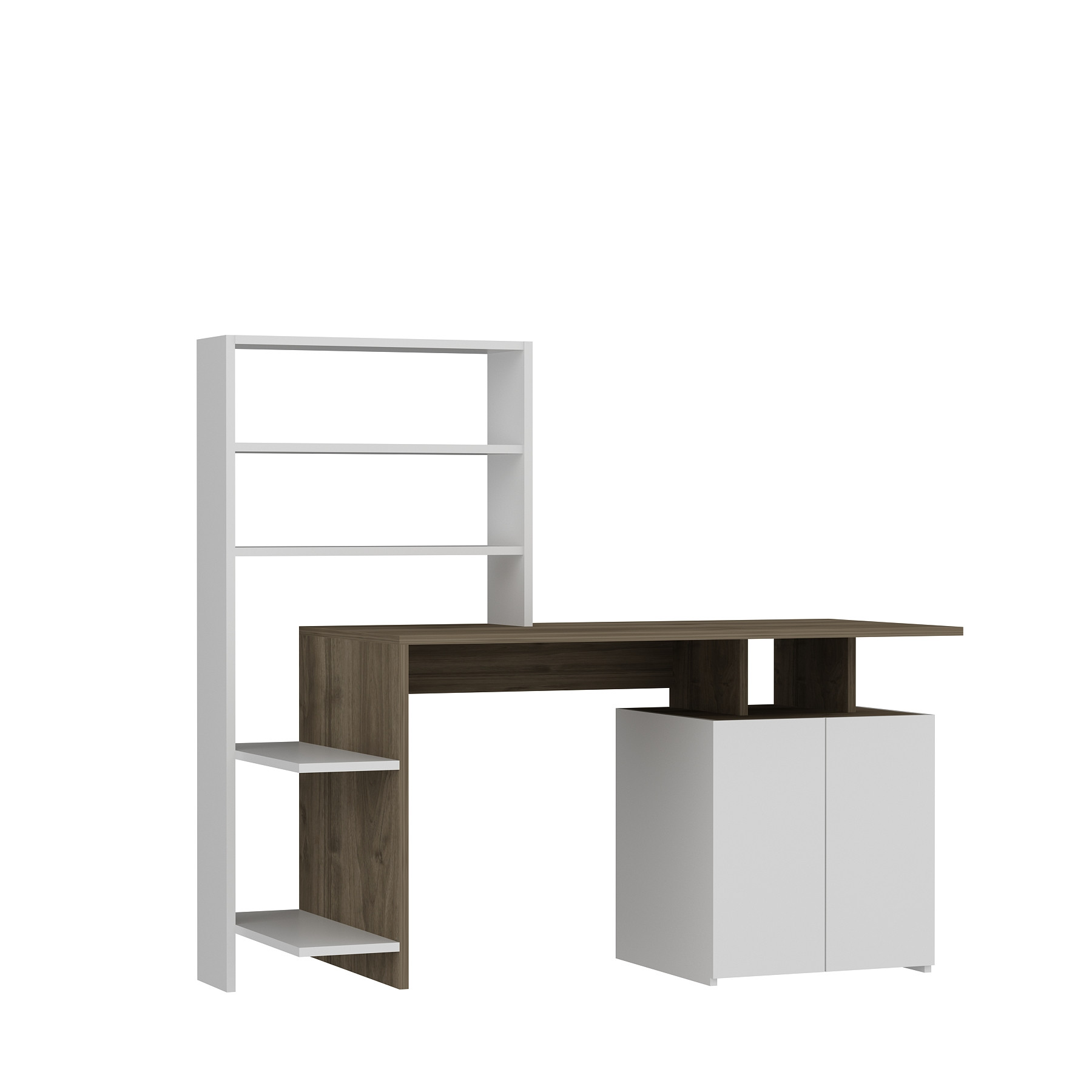 Melis Walnut White