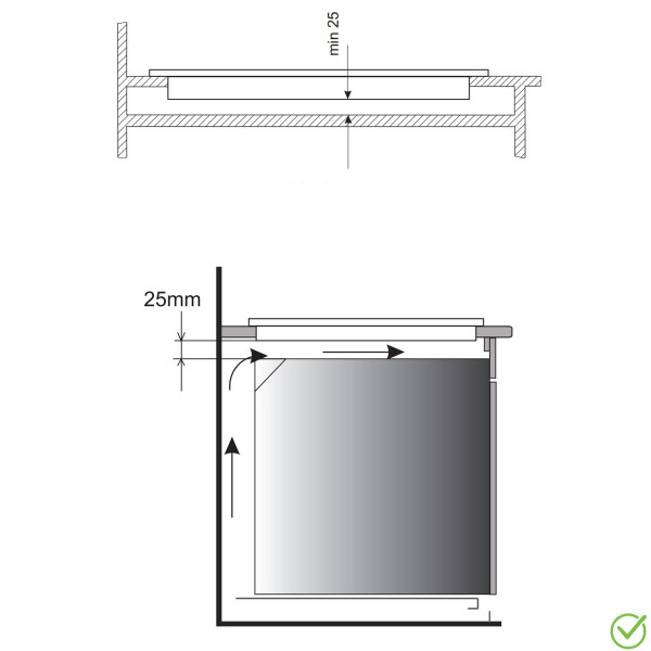 Amica Ugradna ploca VH6040