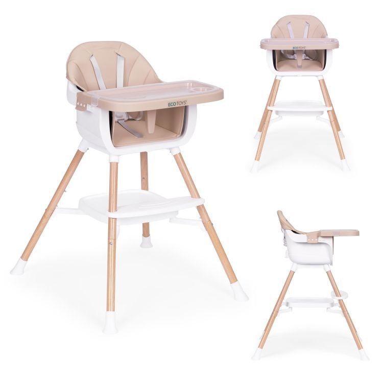 Hranilica za bebe 2u1 Beige ECOTOYS
