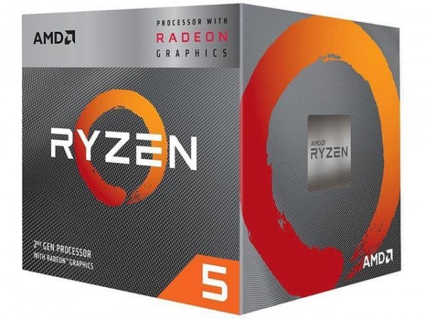 Ryzen 5 3400G 4 cores 3.7GHz (4.2GHz) Box (YD3400C5FHBOX) procesor