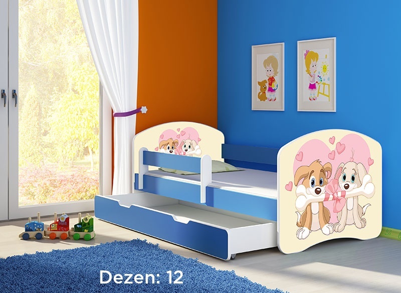 Krevet za decu Blue sa fiokom 160x80 acma 2 12