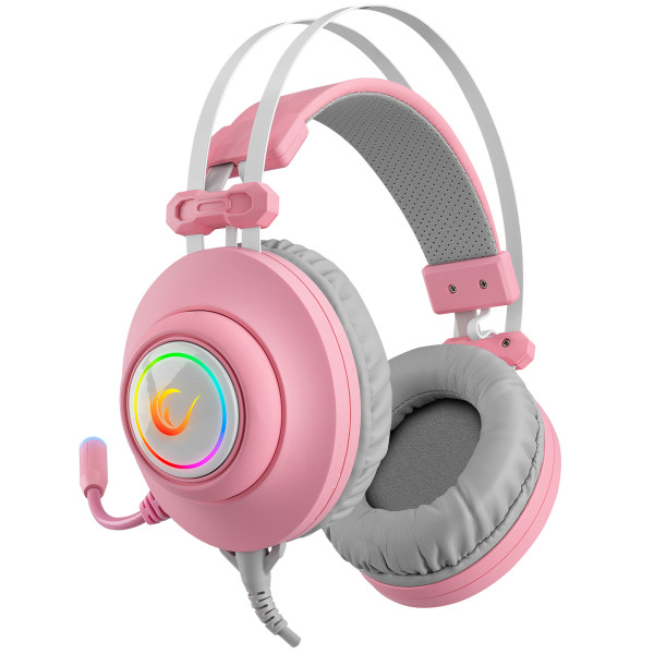 Slušalice sa mikrofonom Rampage RM-K1 PULSAR 7.1 USB + 3.5mm roze