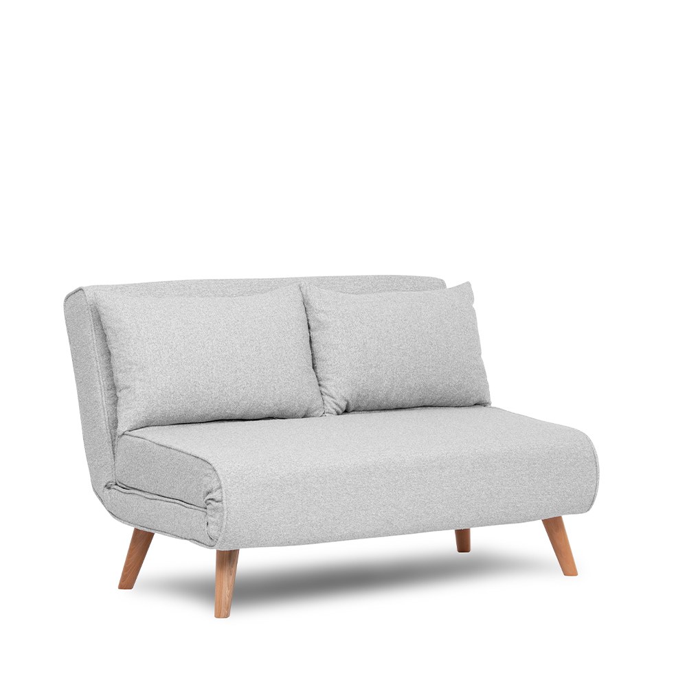 Folde 2-Seater - Teddy Fabric - Grey