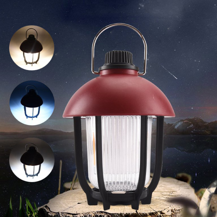Prenosna LED punjiva lampa crvena