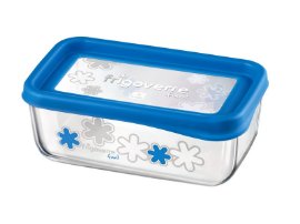 Posuda staklena FRIGOVERRE Fun 13x10 cm plava 335170P