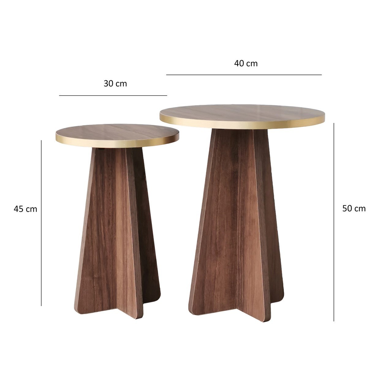 Mushroom 2 - Gold, Walnut Gold Walnut