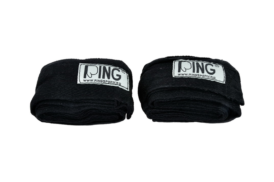 RING bandažeri za ruke crni 2x2,5m RX BX021-2,5M-BLACK