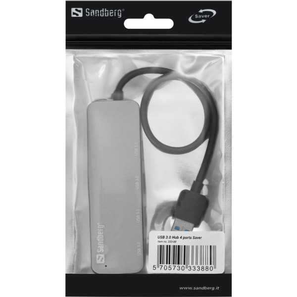 USB HUB 4 port Sandberg USB 3.0 333-88