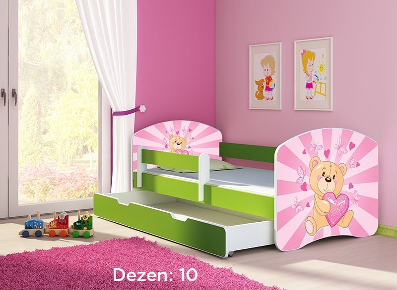 Krevet za decu Green sa fiokom 180x80 acma 2 10