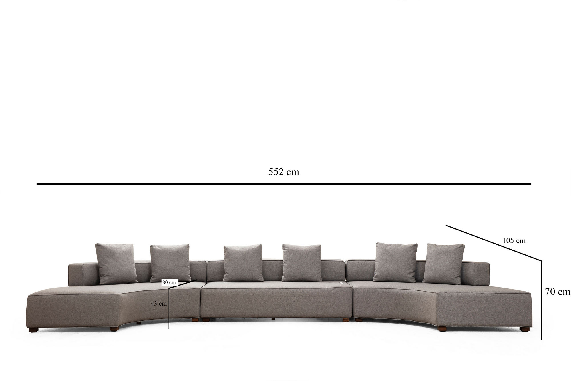 Gondol-3 (CHL-SOL-O3-CHL-SAĞ) - Grey