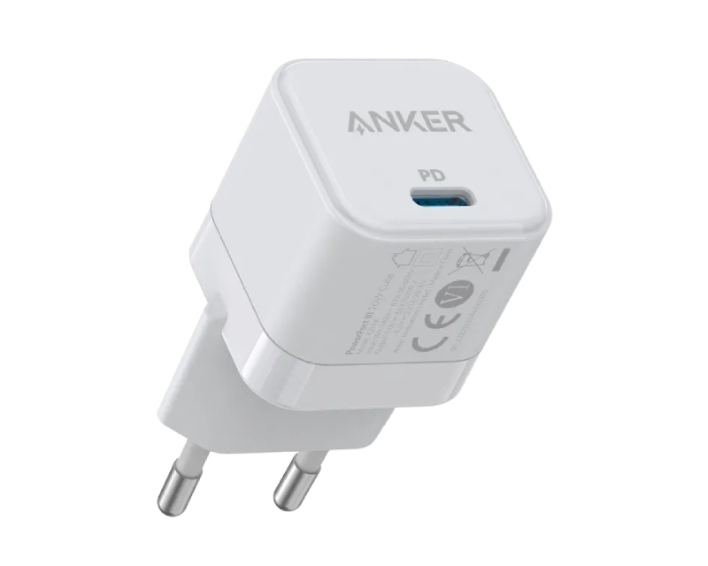 Cube PowerPort III 20W USB-C zidni punjač, beli