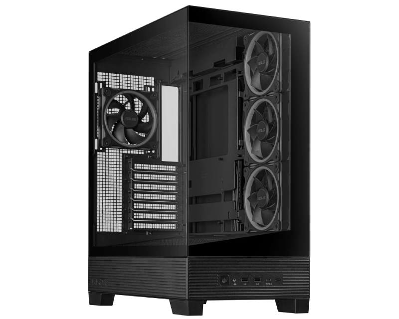 A31 PLUS TG ARGB BLACK ATX kućište crno