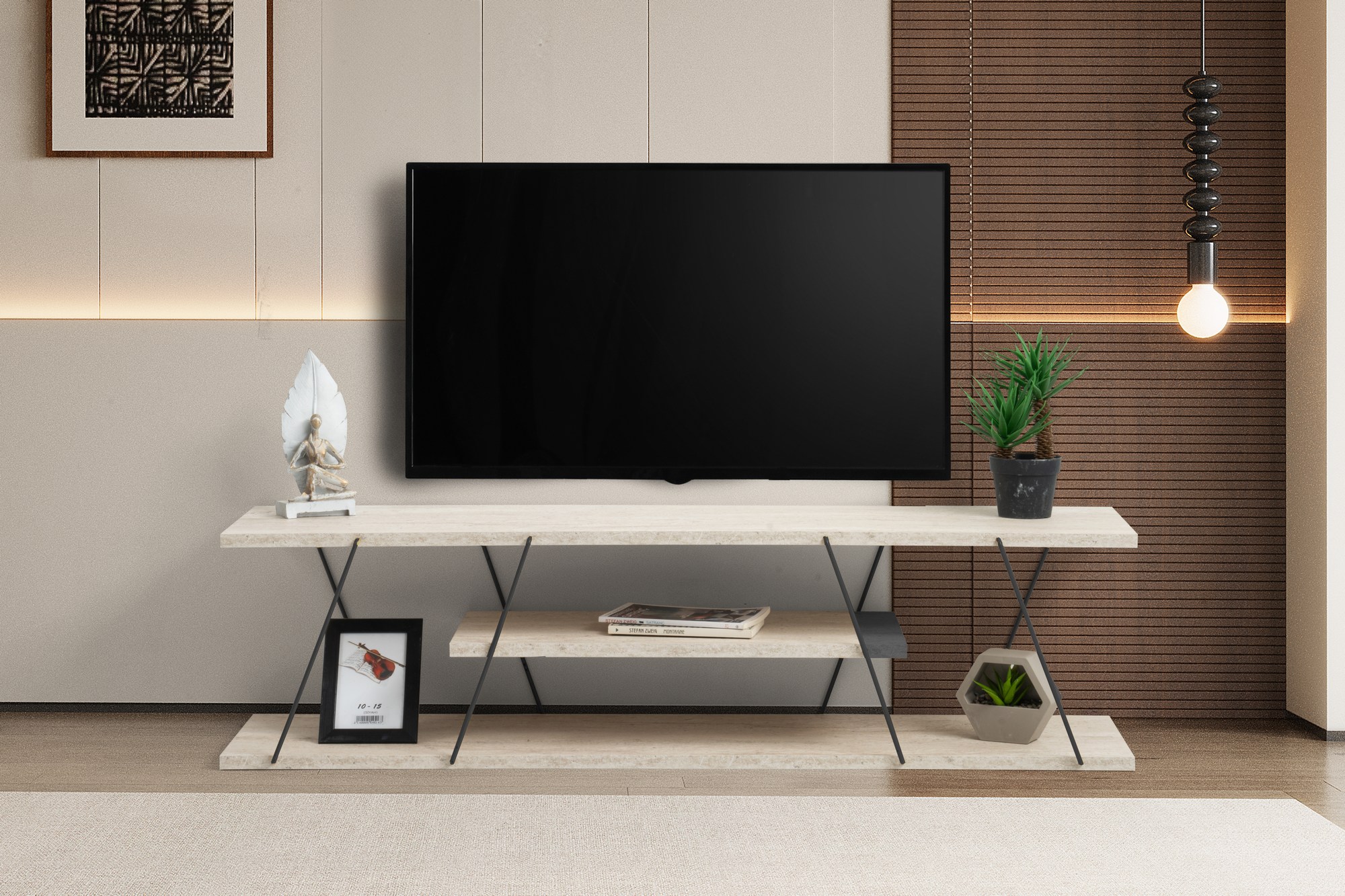 Canaz - Black, Travertine Travertine Black