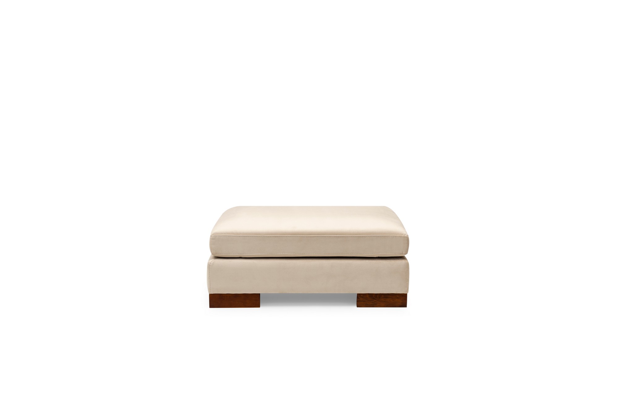 Tulip Corner Right With Pouf - Beige