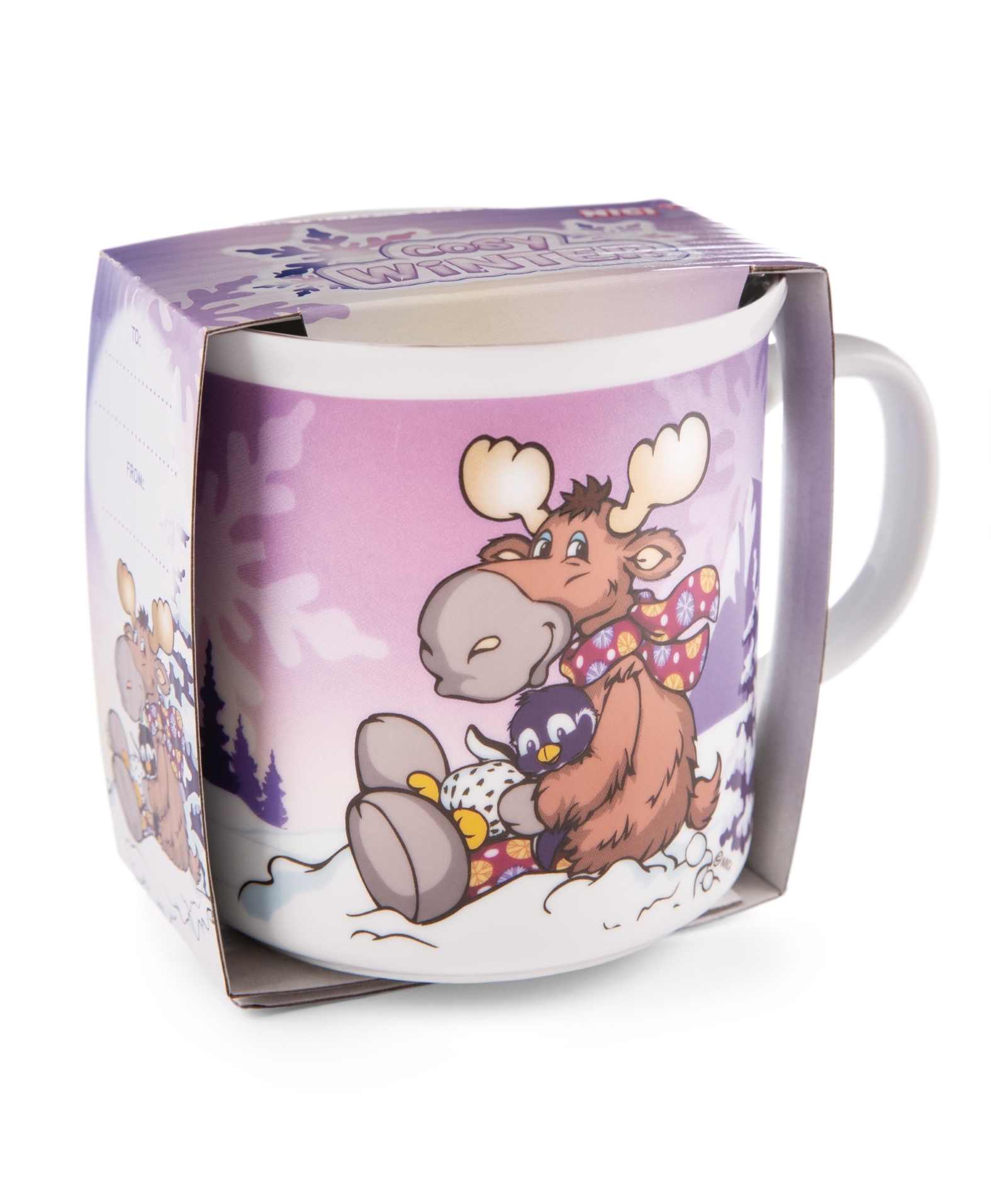 ŠOLJA VESELA ZIMA - 400ML 9.5X9CM NICI 49355