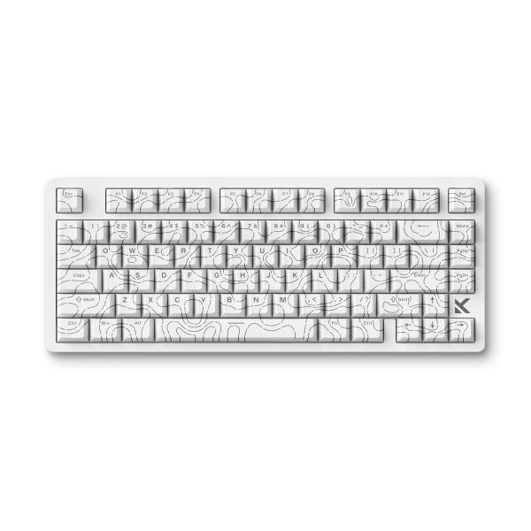 Gaming tastatura MCHOSE Jet 75 Hall Effect Magnetic Switch white topographic