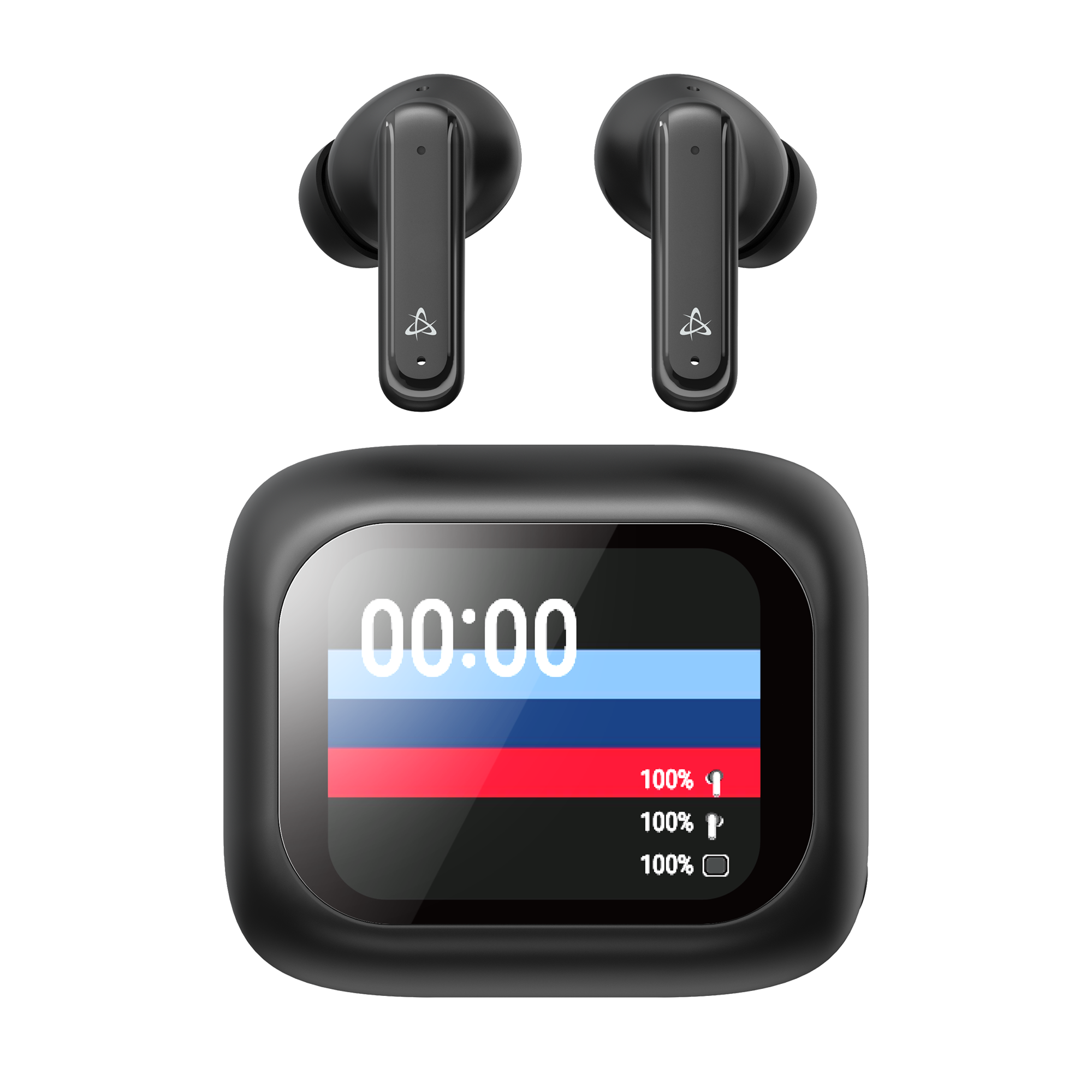 S BOX EB TWS08 Black, ANC Touch Display