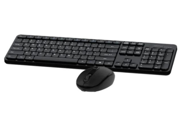 Tastatura + miš Wireless VolkanoX Garnet VKX-20008-BK, US crna