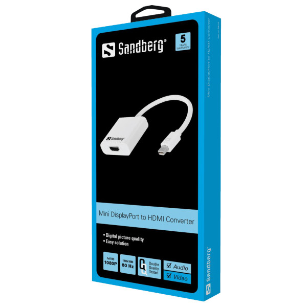Adapter Sandberg Mini DisplayPort - HDMI 508-29