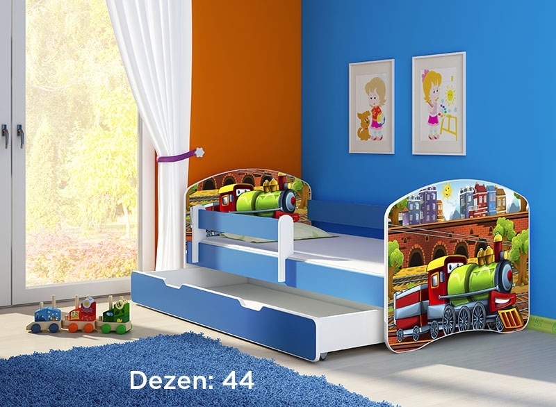 Krevet za decu Blue sa fiokom 140x70 acma 2 44