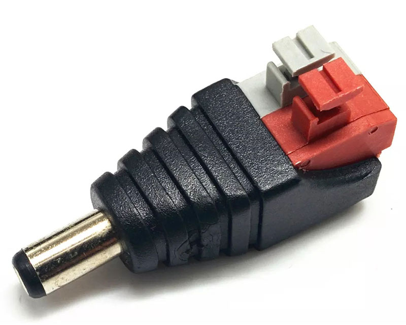 Konektor DC(M) 12V Terminal klip (pak 5kom)