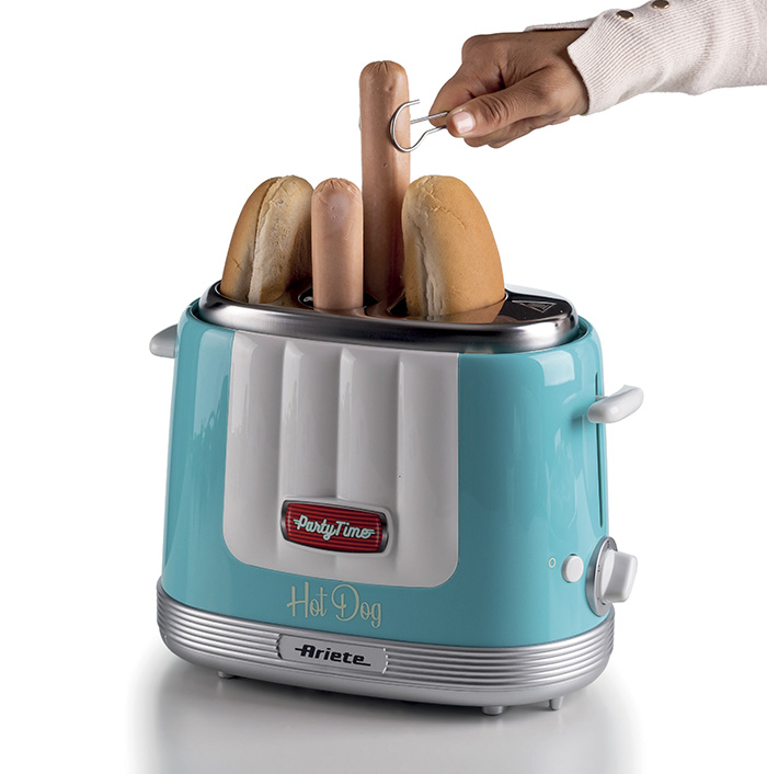 Ariete PARTY TIME, Aparat za hot dog (206), 650W, plavi