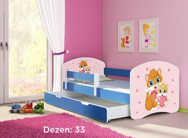 Krevet za decu Blue sa fiokom 180x80 acma 2 33