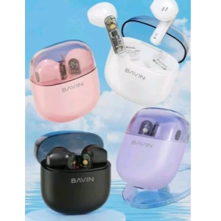Bavin Wireless earphone B61 slušalice bela - BA-61
