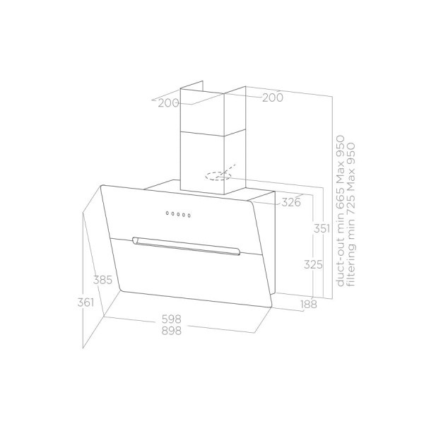 Aspirator WISE BL/A/90