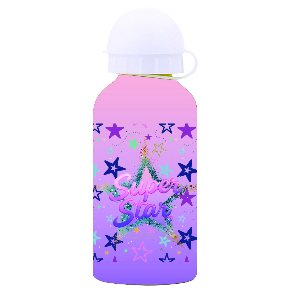 FLAŠICA ZA VODU ALUMINIJUMSKA, 500ML - KICK SUPER STAR 2026
