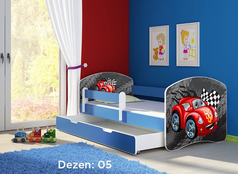 Krevet za decu Blue sa fiokom 140x70 acma 2 05