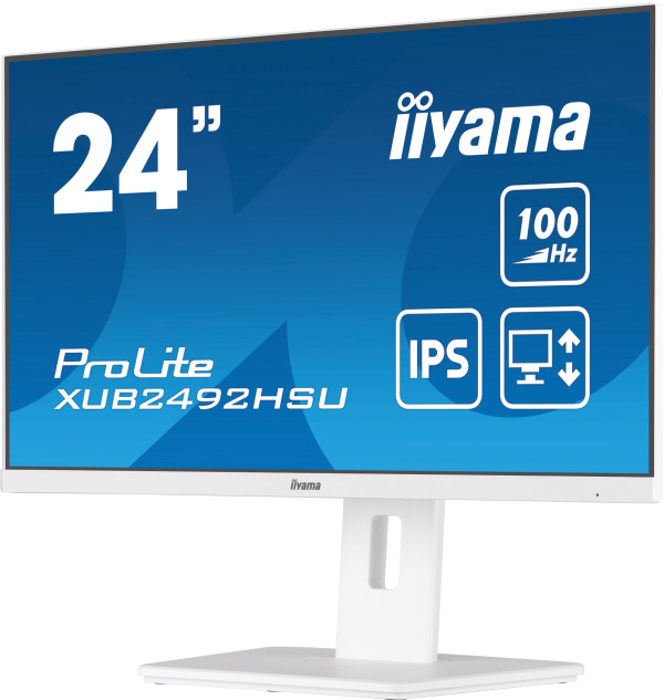 Monitor 23.8" Iiyama XUB2492HSU-W6 IPS 1920x1080/100Hz/0.4ms/HDMI/DP/USB/zvučnic