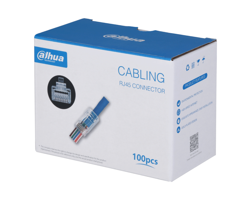 PFM976-531-PT UTP CAT5E 15U inča Pass Through RJ45 Connector