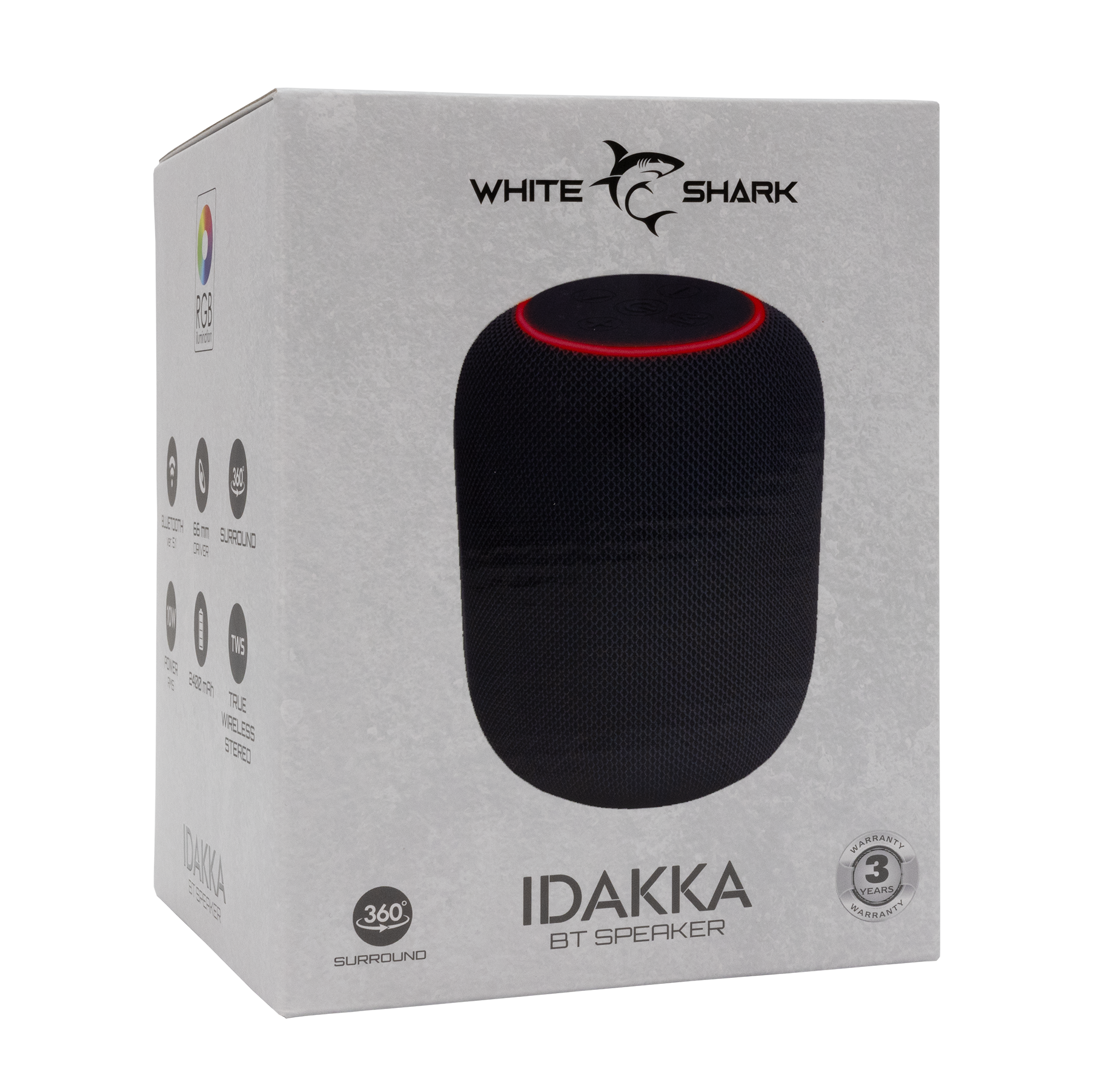 WS GBT 619 IDAKKA, Black, Zvucnik