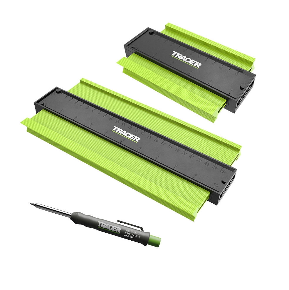 TRACER ACG3 Kompletan set merača kontura sa 130 mm meračem kontura, 250 mm meračem kontura i građevinskom olovkom za duboke rupe