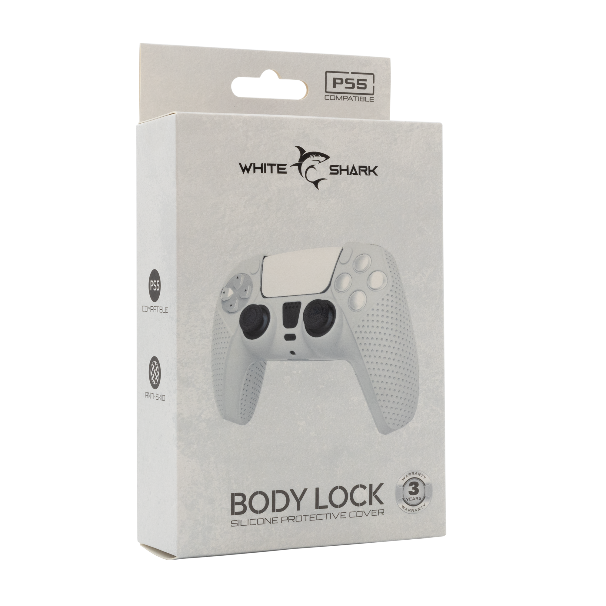 WS PS5 541 BODY LOCK White, Silicon Case