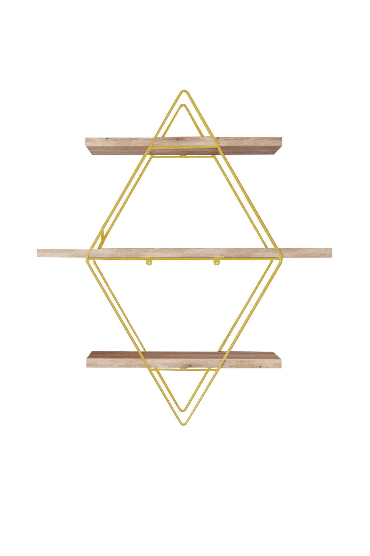 Prizma Raf, Büyük Boy Salon Tipi Gold Brown