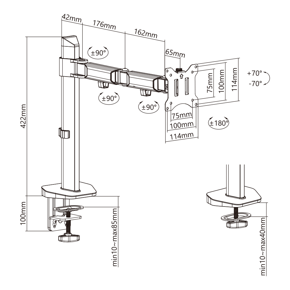 WS GMS 3204 AMENHOTEP I, Monitor Stand