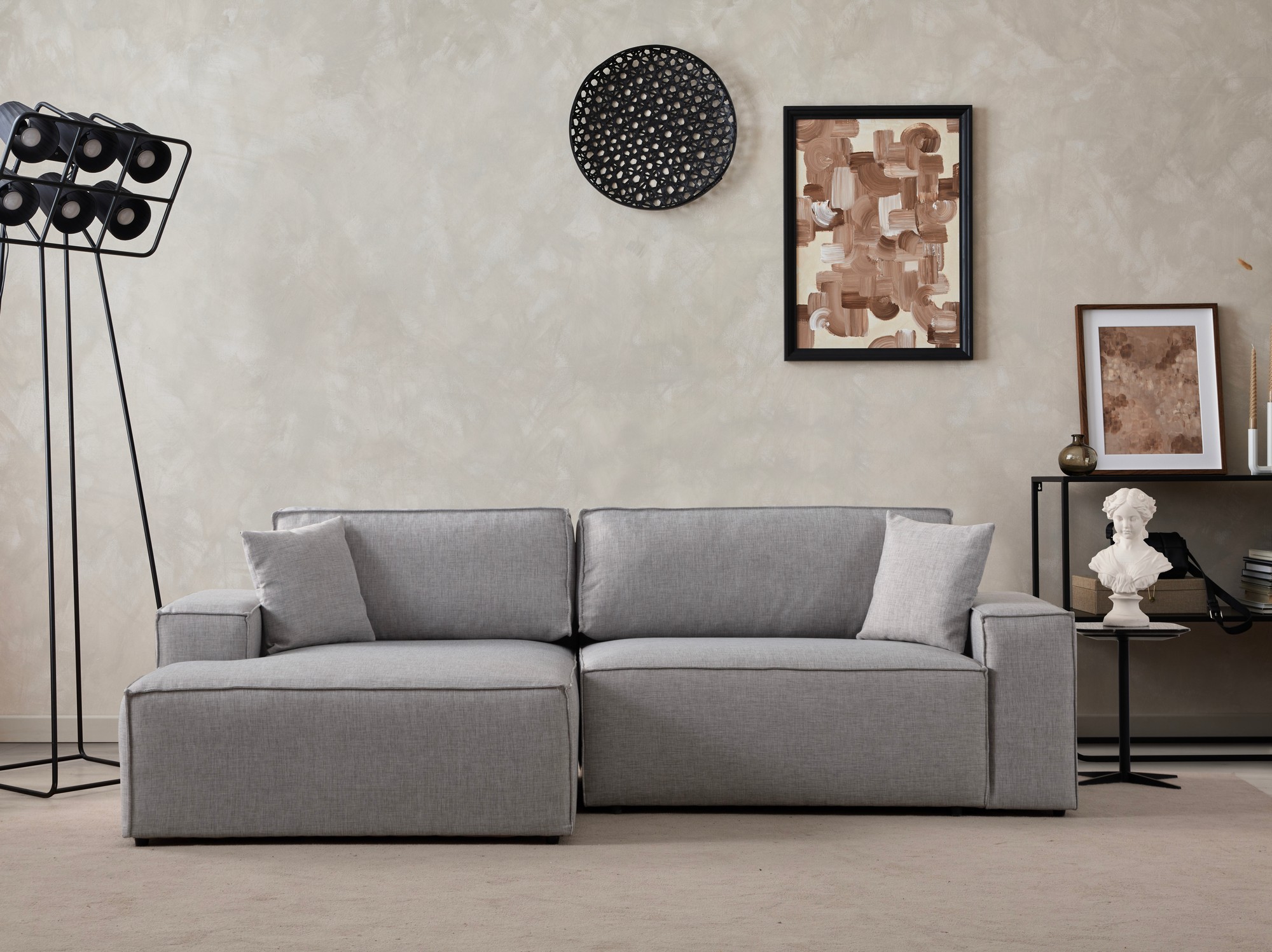 Pırlo Corner Left - Light Grey