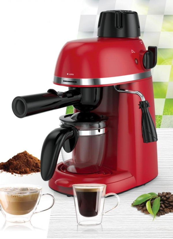 Espresso aparat HEINNER HEM-350RD 3,5bar/0,24l