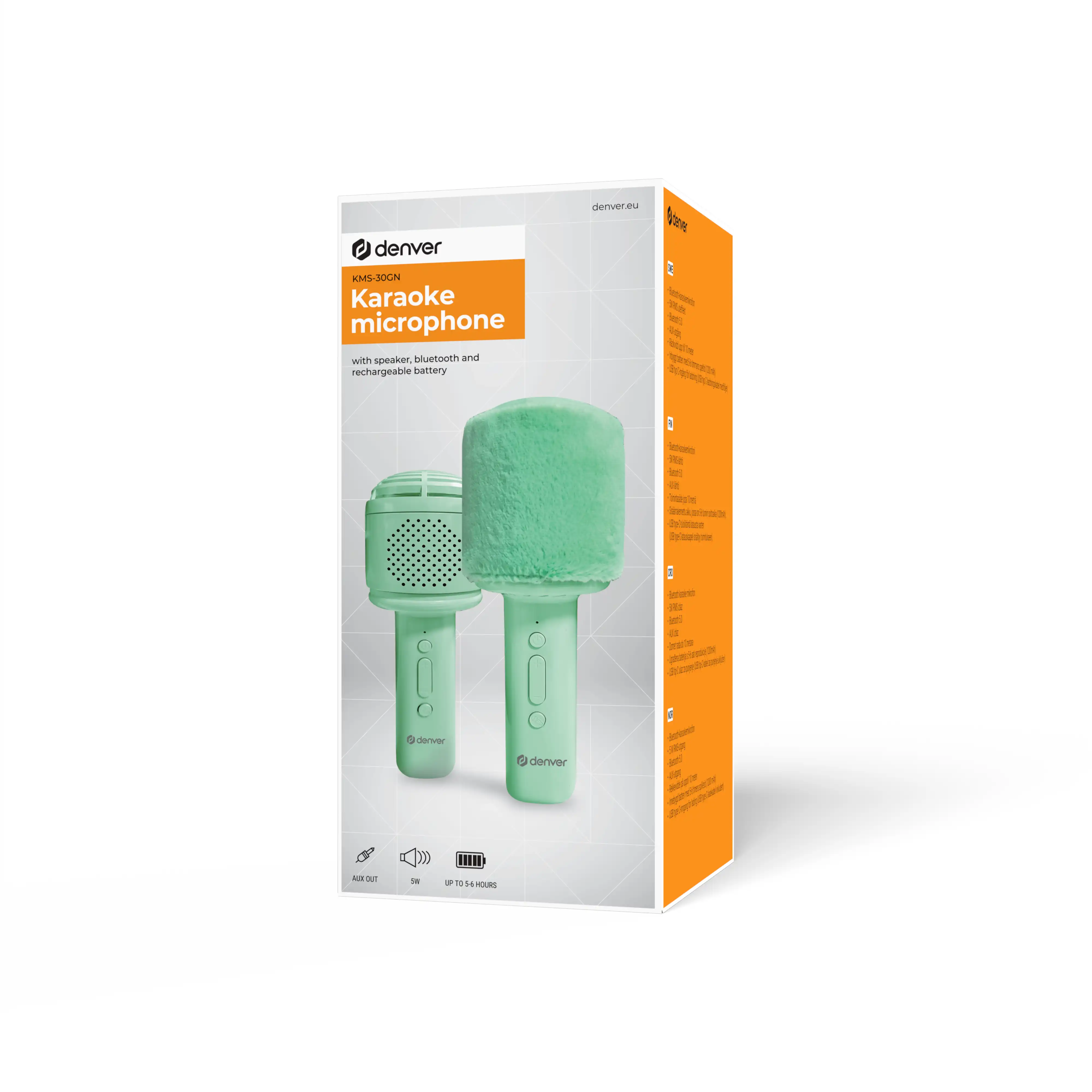 DENVER mikrofon bluetooth KMS-30GN Zeleni