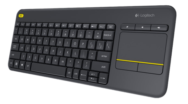 K400 Plus Wireless Touch US crna tastatura