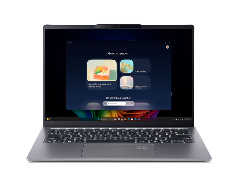 Swift Go 14 AI OLED 14 inča Ryzen AI 5 340 16GB 1TB SSD Win 11 Home Silver laptop