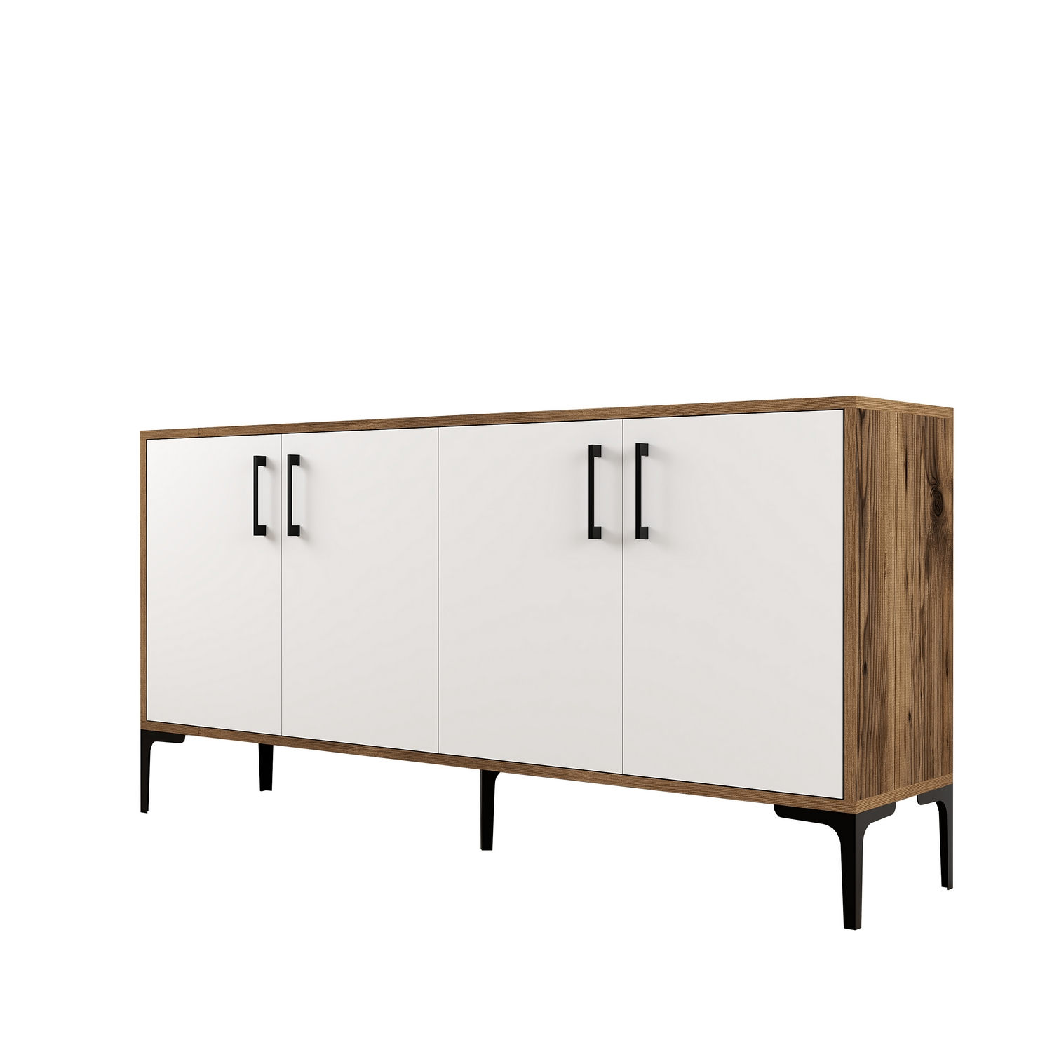 Kiev 160 - Walnut, White Walnut White