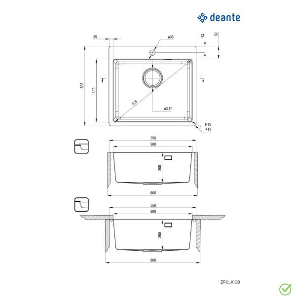 Deante Sudopera Olfato 45/IX-S ZPO 010B