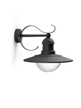 Topiary zidna spoljašnja svetiljka crna 1xmax60W E27 230V