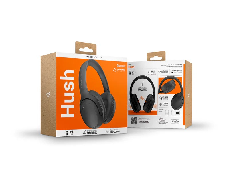 Black Hush Bluetooth slušalice crne (M50105)