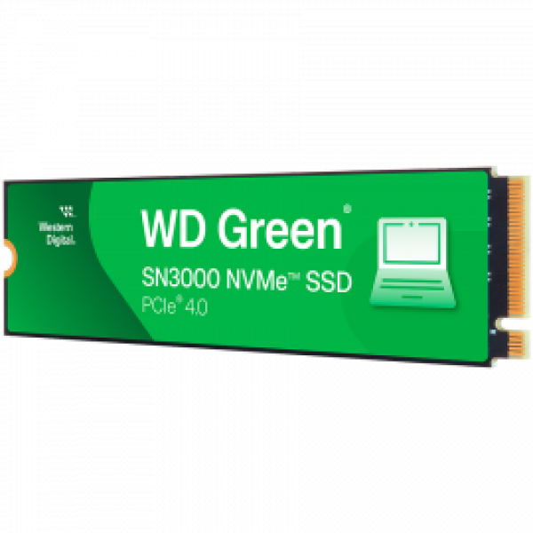 SSD M.2 NVMe WD Green SN3000 Gen4x4 500GB WDS500G4G0E-00CPS0