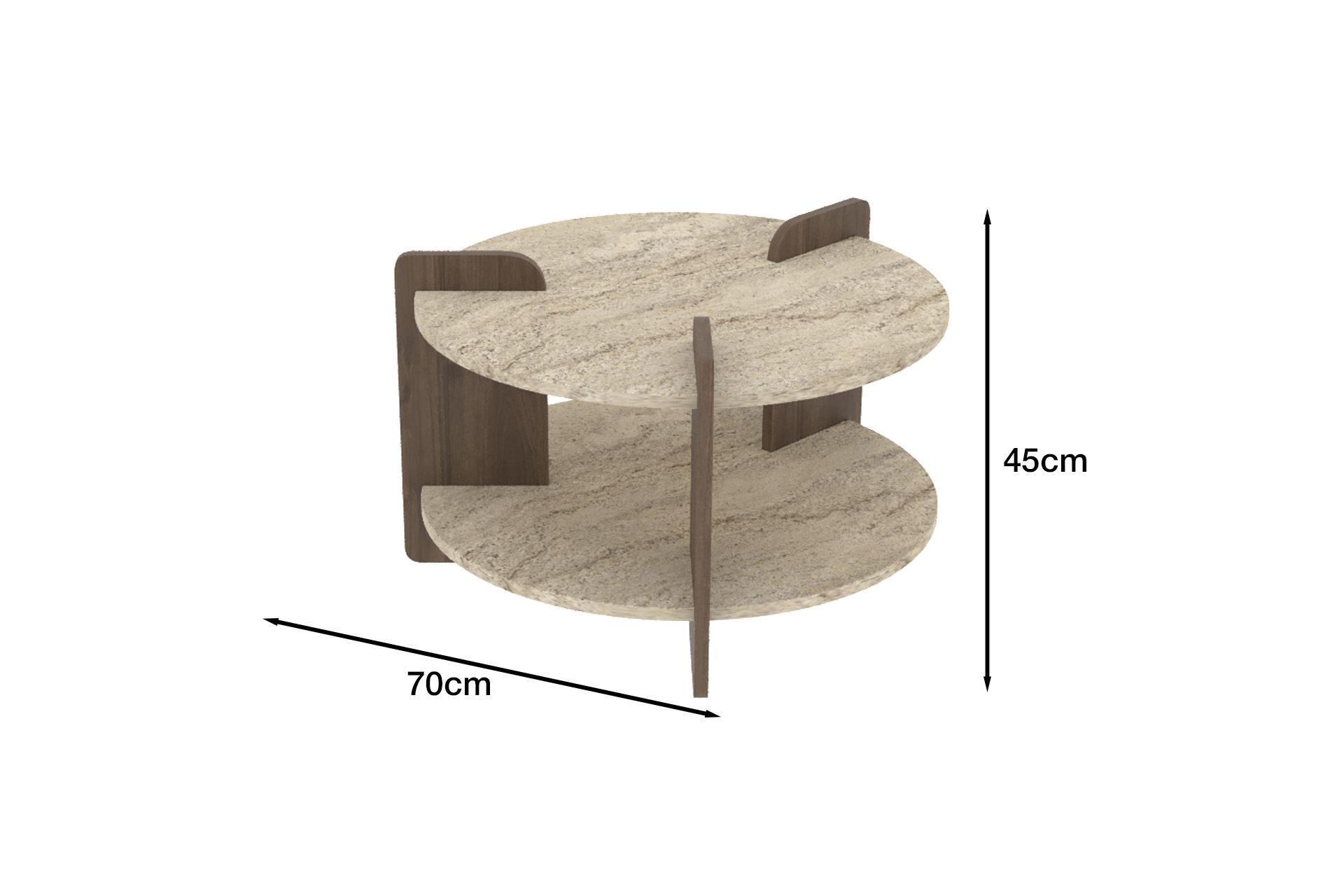Oalla - Travertine, Walnut Travertine Walnut